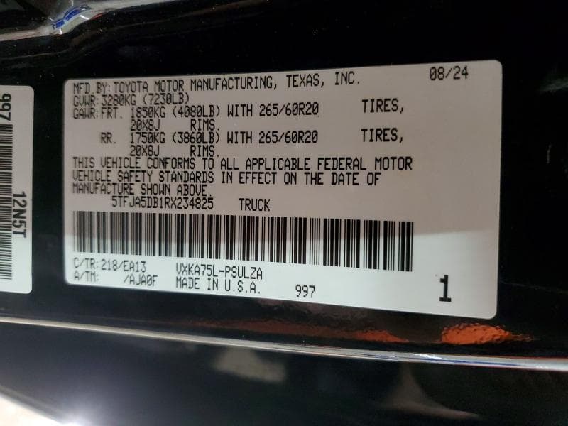 2024 TOYOTA TUNDRA CREWMAX LIMITED 12