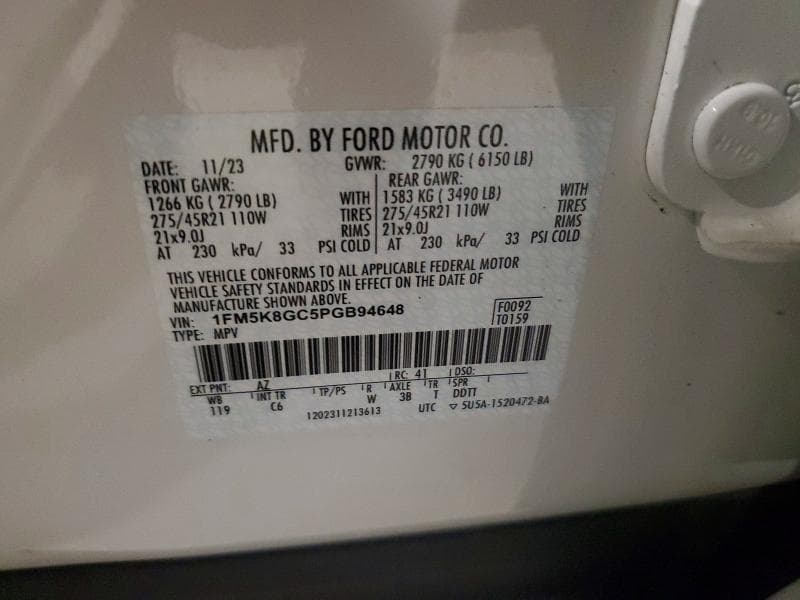 2023 FORD EXPLORER ST ST 13