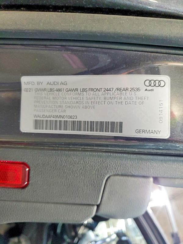 2021 AUDI A4 PREMIUM 45 12