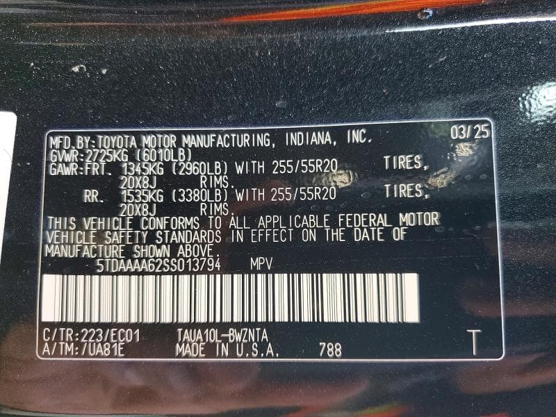 2025 LEXUS TX 350 BASE BASE 13