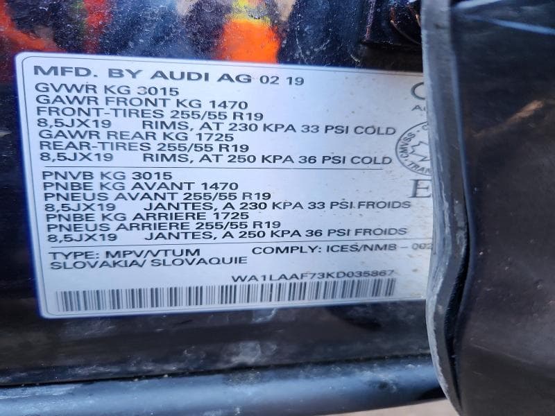 2019 AUDI Q7 PREMIUM PLUS 13