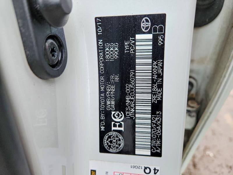 2018 TOYOTA COROLLA IM BASE 12