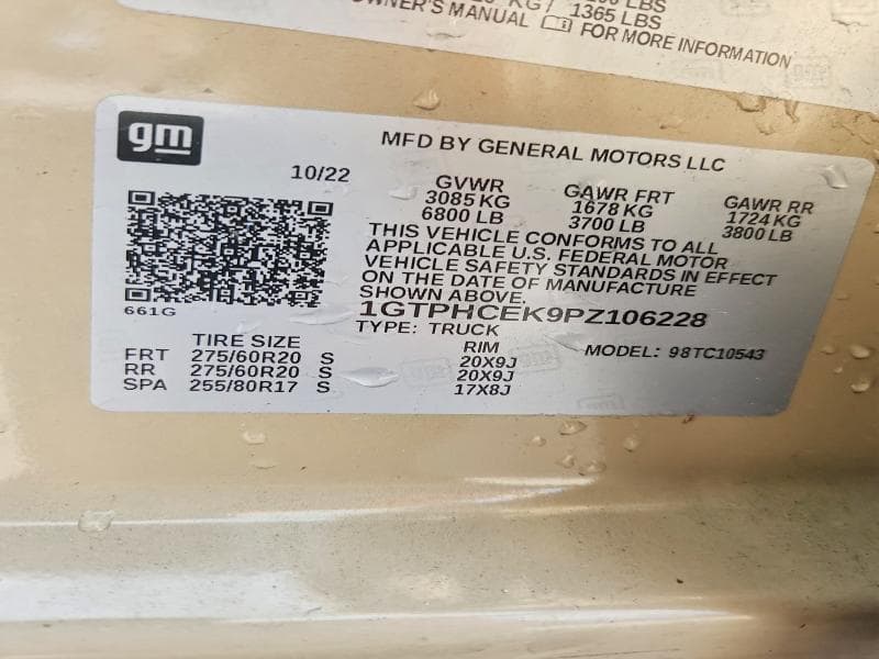 2023 GMC SIERRA C1500 ELEVATION 12