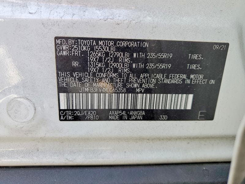 2021 TOYOTA RAV4 PRIME XSE XSE 13