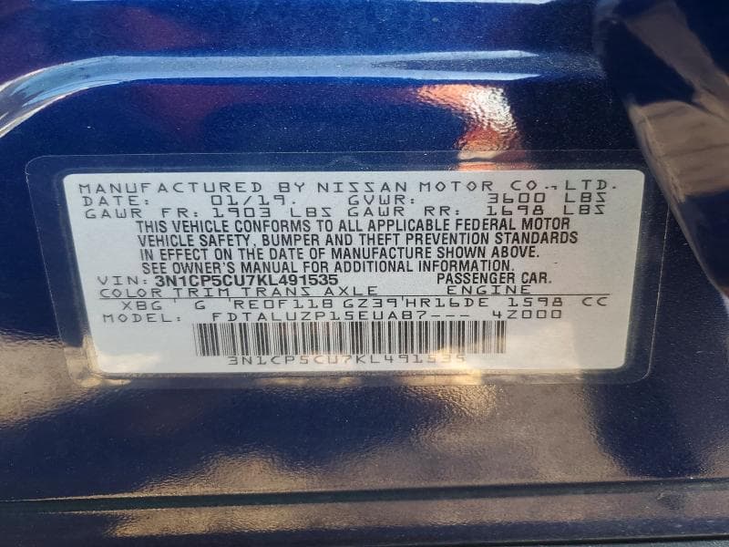 2019 NISSAN KICKS SR SR 13