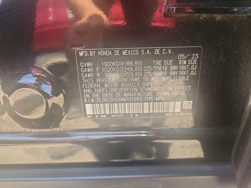 2024 HONDA HR-V SPORT 13