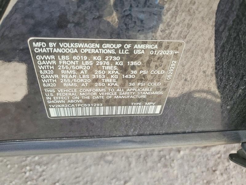 2023 VOLKSWAGEN ATLAS SE 13