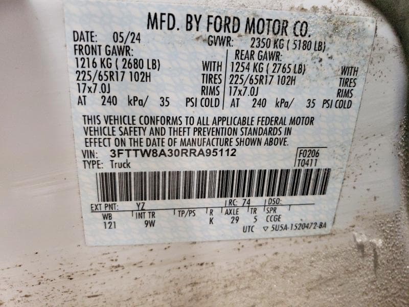 2024 FORD MAVERICK XL 12