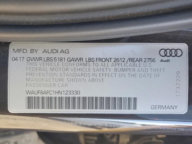 2017 AUDI A6 12