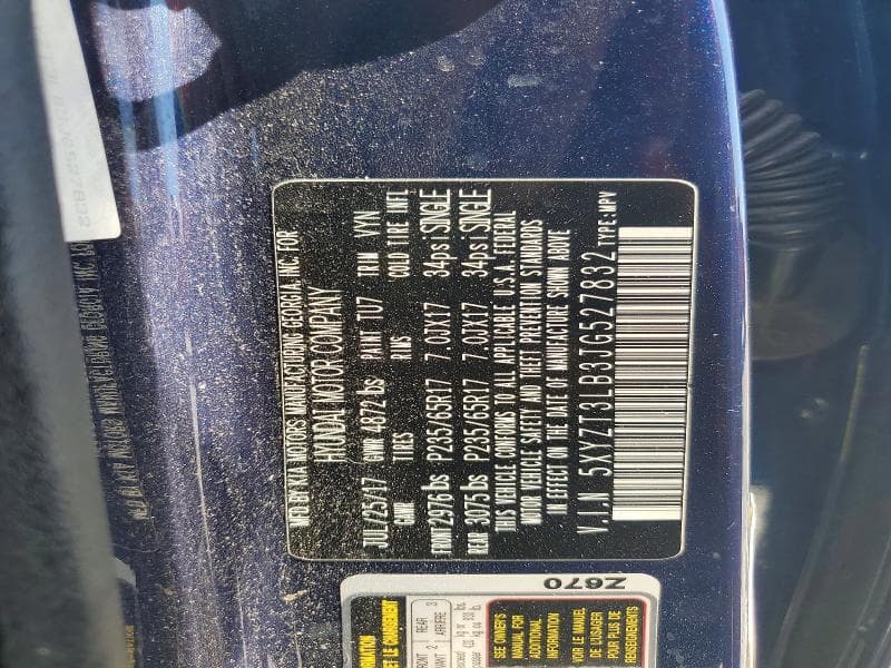2018 HYUNDAI SANTA FE SPORT 2.4L 2.4L 14
