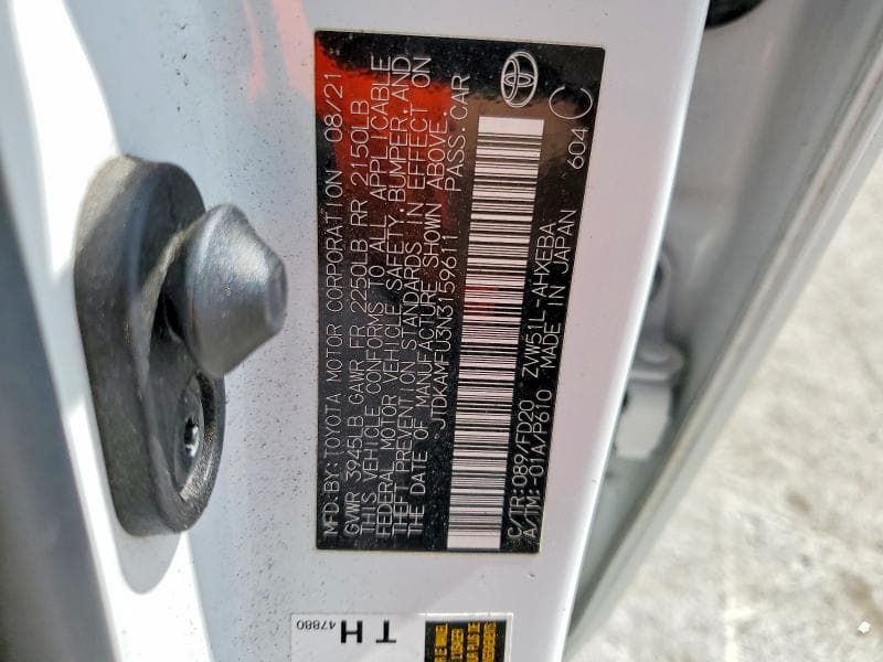 2022 TOYOTA PRIUS LE 13