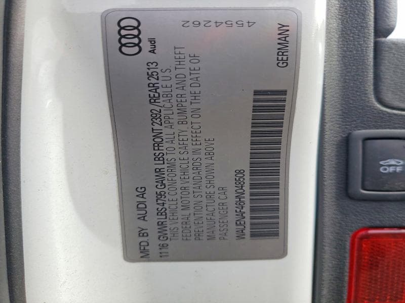 2017 AUDI A4 PREMIUM PLUS PREMIUM PLUS 13