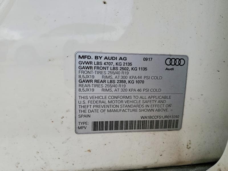 2018 AUDI Q3 PREMIUM PREMIUM 13