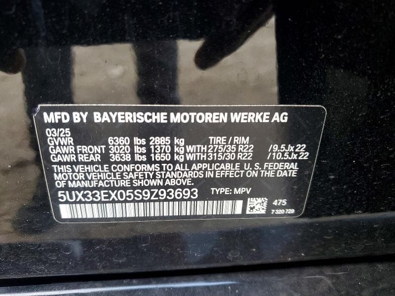 2025 BMW X6 XDRIVE40I XDRIVE40I 13