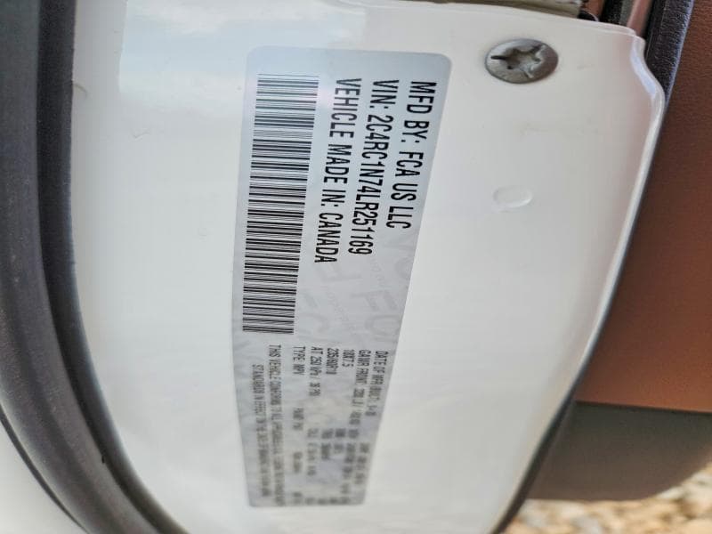 2020 CHRYSLER PACIFICA HYBRID LIMITED HYBRID LIMITED 14
