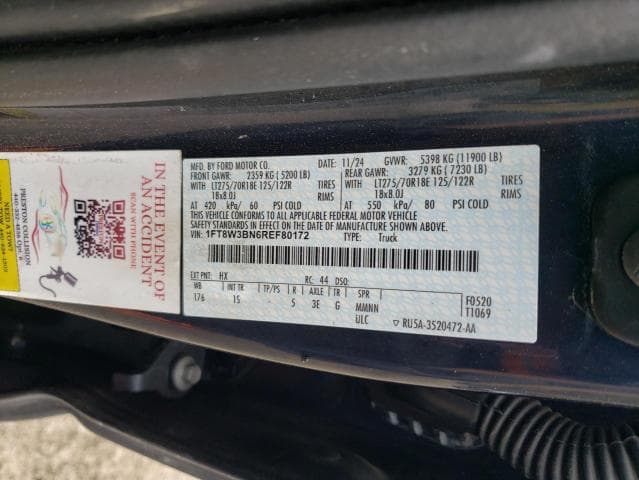2024 FORD F350 SUPER DUTY 12