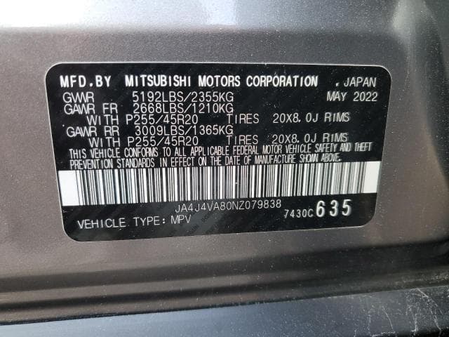 2022 MITSUBISHI OUTLANDER SEL 13
