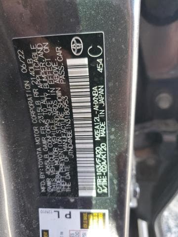 2022 TOYOTA COROLLA SE SE 12