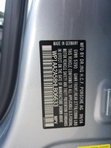 2017 PORSCHE MACAN 13