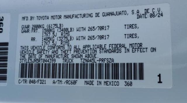 2024 TOYOTA TACOMA DOUBLE CAB DOUBLE CAB 13