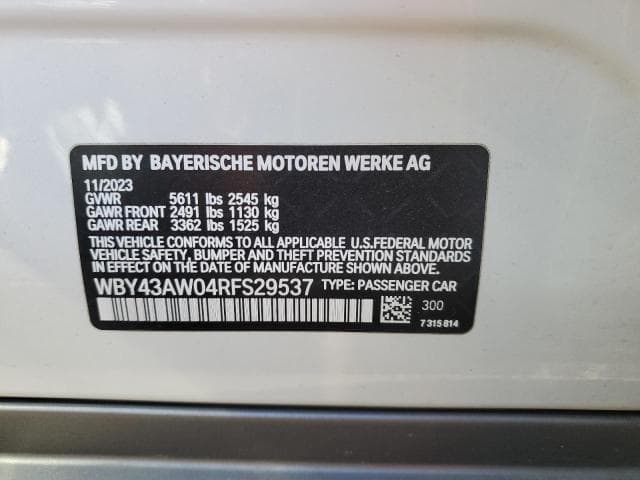 2024 BMW I4 EDRIVE 35 EDRIVE 35 13