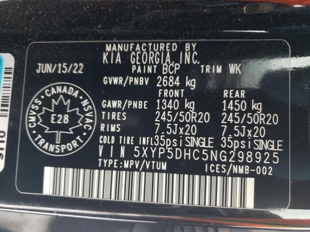 2022 KIA TELLURIDE SX SX 13