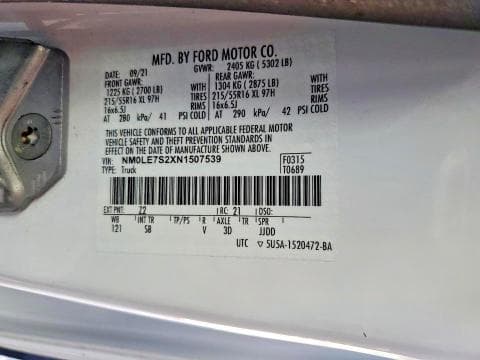 2022 FORD TRANSIT CONNECT XL UTILITY / SERVICE VAN 13