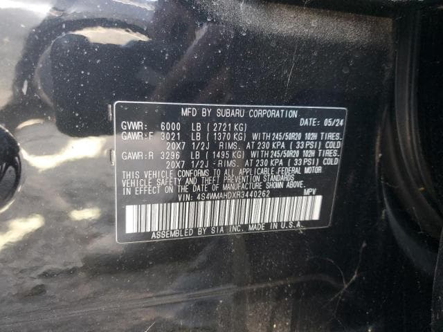2024 SUBARU ASCENT ONYX EDITION 14