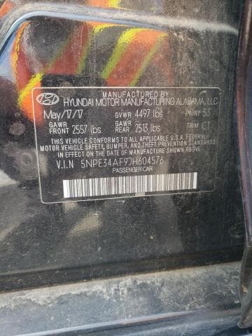 2018 HYUNDAI SONATA SPORT 12