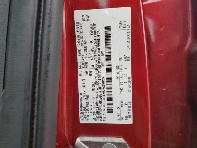2017 FORD ESCAPE SE 14