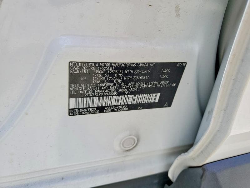 2018 TOYOTA RAV4 LE 13