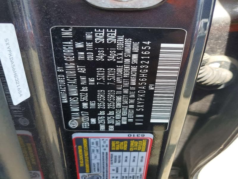 2017 KIA SORENTO SX LIMITED V6 SX LIMITED V6 13