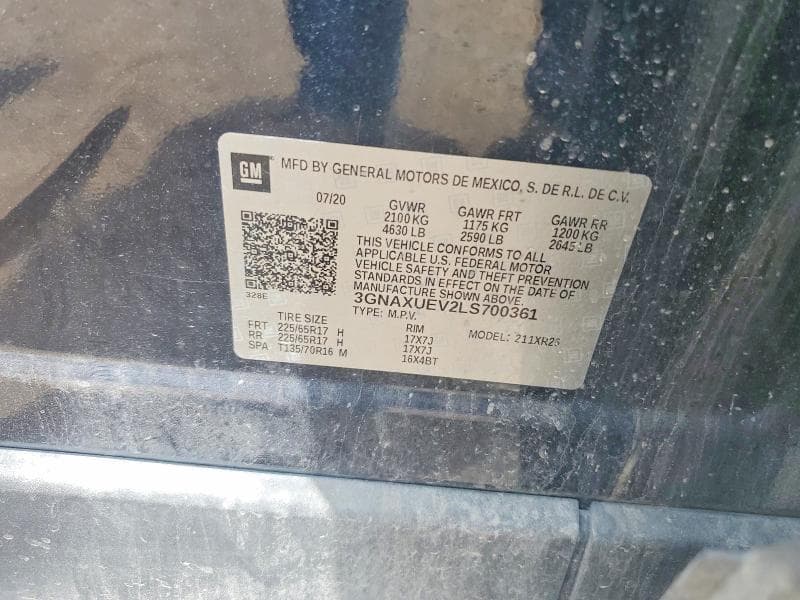 2020 CHEVROLET EQUINOX LT 13