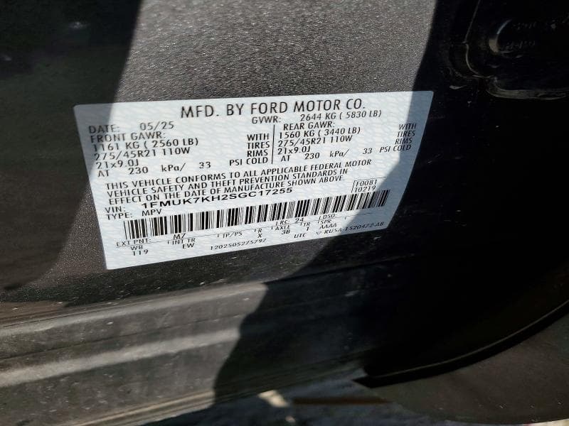 2025 FORD EXPLORER ST-LINE 13