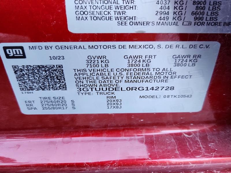 2024 GMC SIERRA K1500 SLT 12