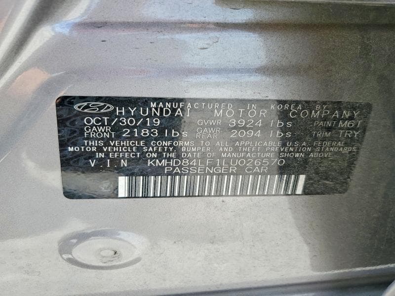 2020 HYUNDAI ELANTRA SEL 13