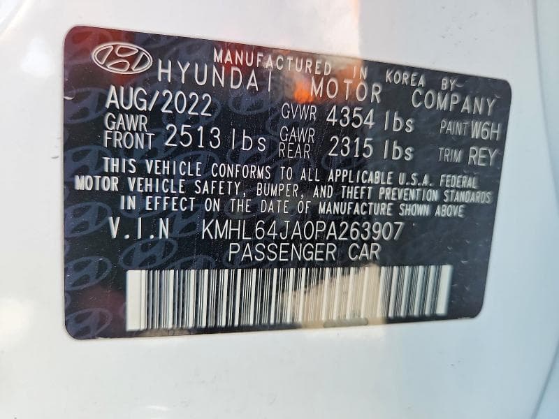 2023 HYUNDAI SONATA SEL SEL 13