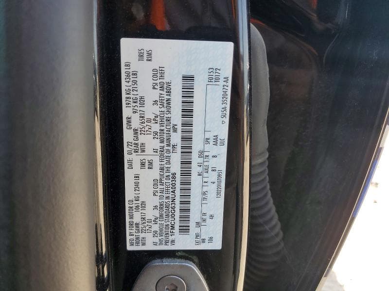 2022 FORD ESCAPE SE SE 12