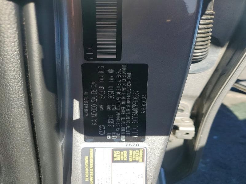 2023 KIA FORTE GT LINE GT LINE 12