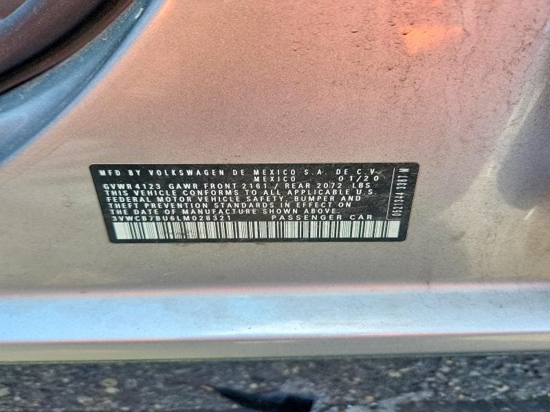 2020 VOLKSWAGEN JETTA S 12