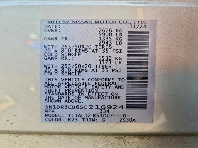 2025 NISSAN PATHFINDER SL 13