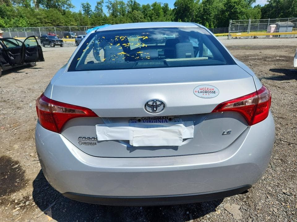 2017 TOYOTA COROLLA LE 6