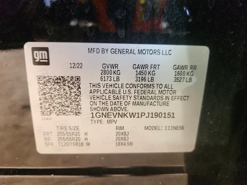 2023 CHEVROLET TRAVERSE HIGH COUNTRY 14
