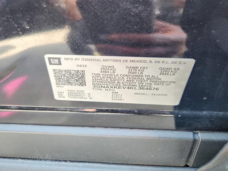 2019 CHEVROLET EQUINOX LT 13