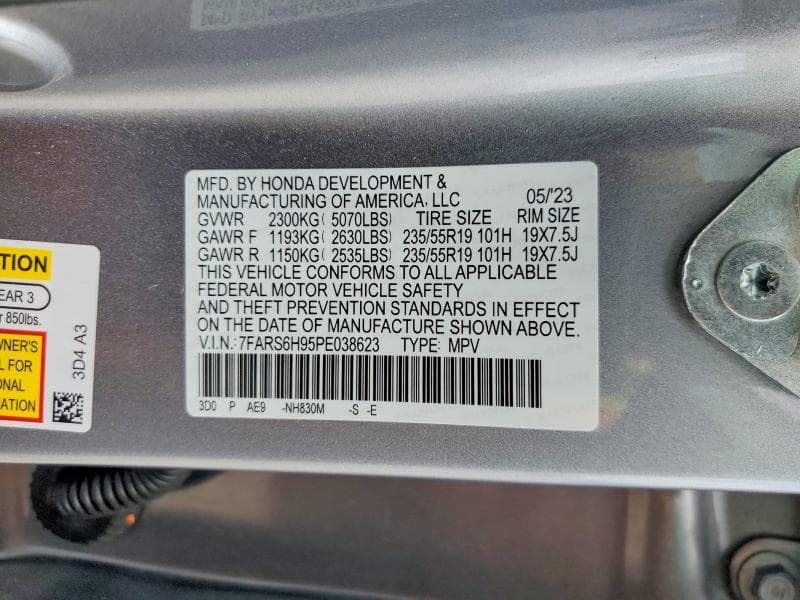 2023 HONDA CR-V SPORT TOURING SPORT TOURING 13
