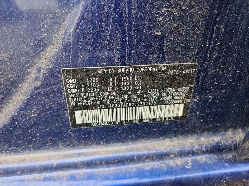 2018 SUBARU IMPREZA PREMIUM PLUS 13