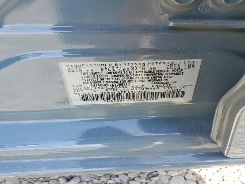 2025 NISSAN SENTRA SV 12