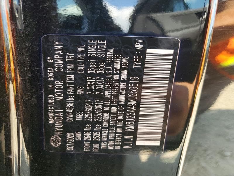 2021 HYUNDAI TUCSON SE SE 12