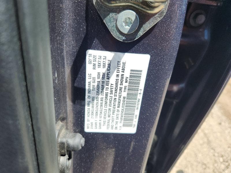 2018 HONDA CR-V EX EX 12
