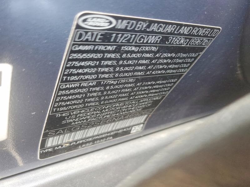 2022 LAND ROVER RANGE ROVER WESTMINSTER EDITION 12